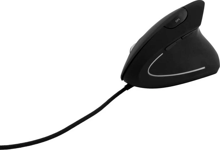MediaRange Vertical Maus schwarz, USB