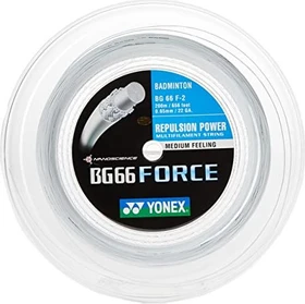 Yonex BG66 Force Badmintonsaite weiß 200m
