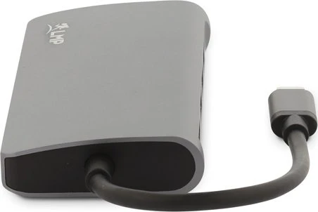 LMP USB-C Video Hub, 5-Port, USB-C 3.0 [Stecker], space gray