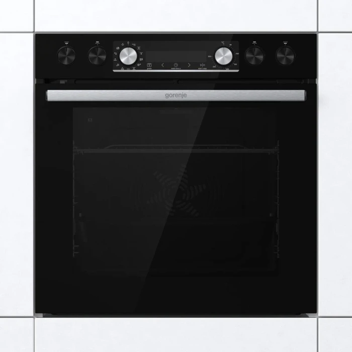 Gorenje Black Set 4 Pyrolyse (BCPX6737E05BG + ECD634X) Einbauherd-Set