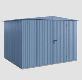 EcoStar Trend Euroline Typ 3 Gerätehaus taubenblau