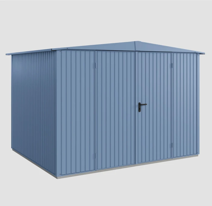 EcoStar Trend Euroline Typ 3 Gerätehaus taubenblau