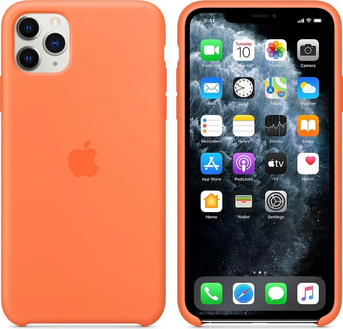 Apple Silikon Case für iPhone 11 Pro Max Vitamin C
