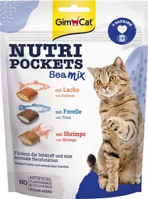 Gimborn GimCat Nutri Pockets - Sea MIX Lachs/Forelle/Shrimps, 1.50kg (10x 150g)