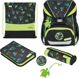 Herlitz Ultra Light XL Plus Jungle Explorer Schultaschen-Set,   4-tlg.