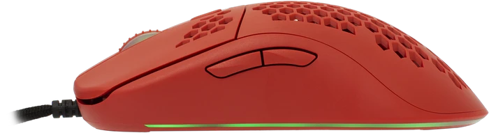 White Shark Galahad White Gaming Mouse, rot, USB