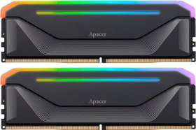 Apacer NOX RGB Black UDIMM 32GB Kit, DDR5-6000, CL38-48-48-96, X8
