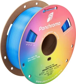Polymaker Panchroma PLA Gradient Silk, Water, Spule, 1.75mm, 1.00kg