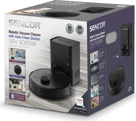 Sencor SRV 9085BK Saug-/Wischroboter inkl. Absaugstation