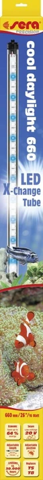 sera LED X-Change Tube 660, cool daylight sunrise, T5/T8, 16W