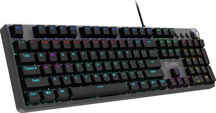 MSI FORGE GK310, LEDs RGB, hot-swap, RED Switches, USB, DE