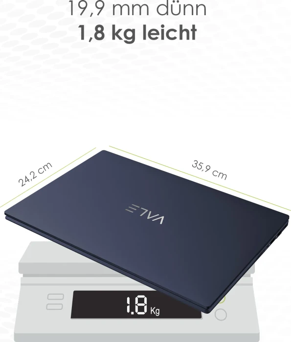 Vale V15T V15A-N100A-16512D, blau, N100, 16GB RAM, 512GB SSD, DE