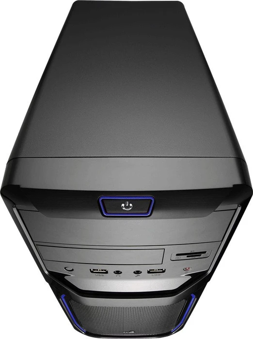 AeroCool QS-183 Advance schwarz, Lüfter LED blau