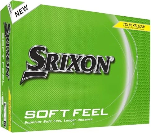 Srixon Soft Feel Golfbälle gelb, 12 Stück