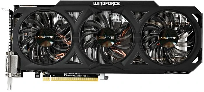 GIGABYTE Radeon R9 270X Windforce 3X OC, 4GB GDDR5, 2x DVI, HDMI, DP