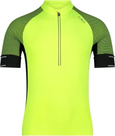 CMP Half Zip Trikot kurzarm fluo gelb (Herren)