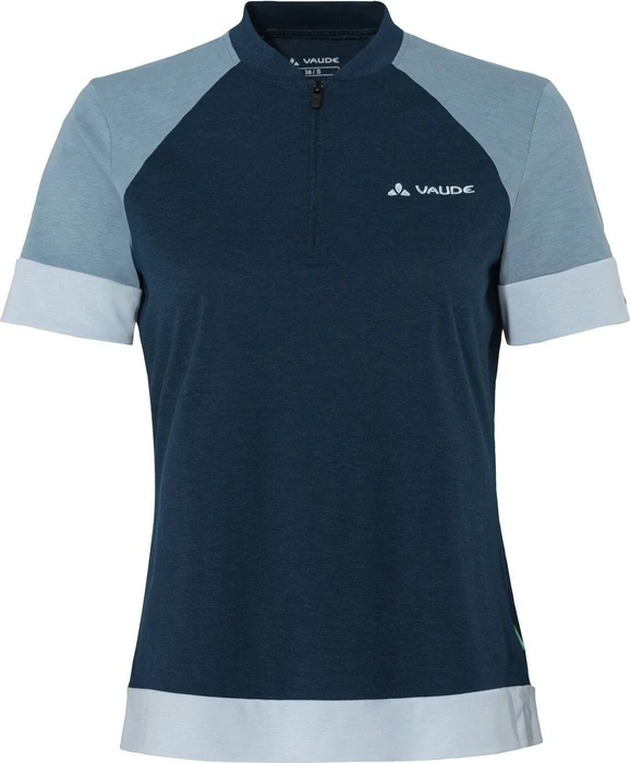 Vaude Altissimo Q-Zip Trikot kurzarm dark sea/nordic blue (Damen)