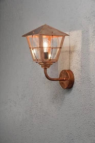 Konstsmide Fenix E27 21cm Wandleuchte kupfer