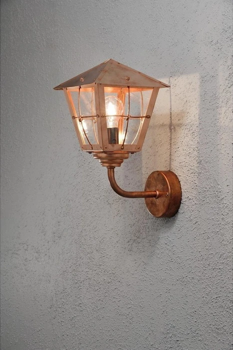 Konstsmide Fenix E27 21cm Wandleuchte kupfer