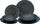 CreaTable Rondo Schiefer Tafelservice schwarz, 12-tlg. (33320)