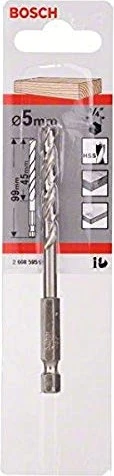 Bosch DIY HSS Holzspiralbohrer, 5x52x99mm, 1 Stück
