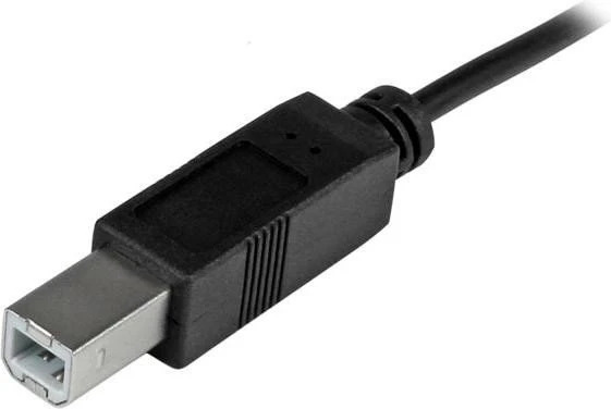 StarTech USB 2.0 Kabel, USB-C 2.0 auf USB-B 2.0 schwarz, 1m (USB2CB1M)
