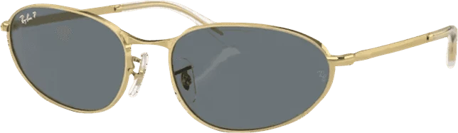 Ray-Ban RB3734 56mm polished gold/dark blue