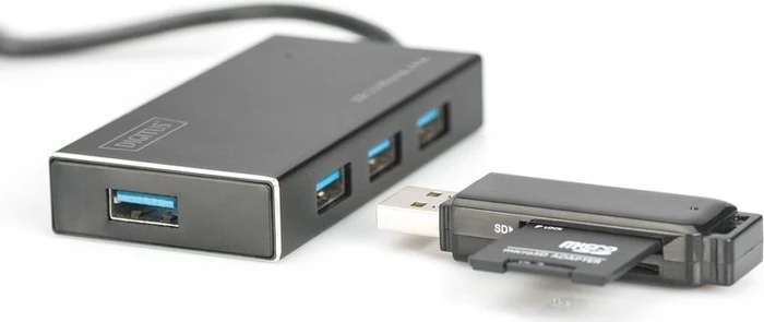 Digitus Office Hub, USB-Hub, 4x USB-A 3.0, USB-A 3.0 [Stecker]