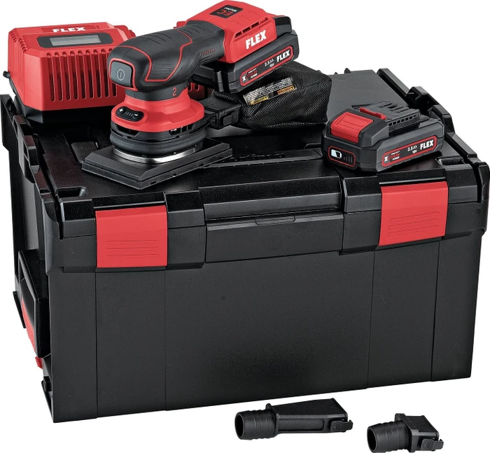 Flex OSE 2-80 18-EC Akku-Schwingschleifer inkl. L-Boxx + 2 Akkus 2.5Ah