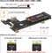 Geekworm X1001 PCIe auf M.2 Key-M NVMe Adapter-Board, M.2 M-Key 2230/2242/2260/2280 NVMe Slot für Raspberry Pi 5 Vorschaubild