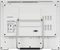 Shuttle XPC all-in-one X508, weiß, Celeron 5205U, 4GB RAM, 120GB SSD Vorschaubild
