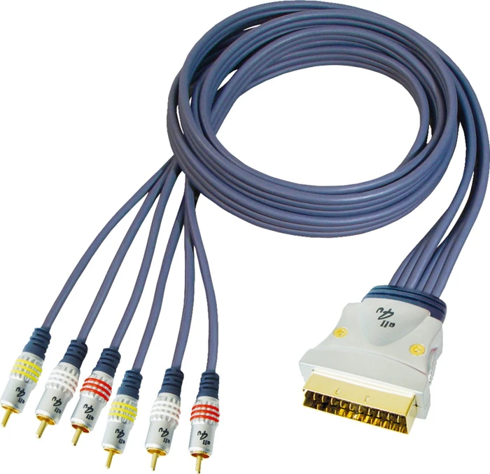 All4u BBV56 SCART/Cinch Kabel (verschiedene Längen)