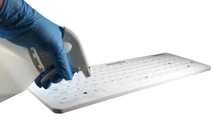 Man & Machine Very Cool Flat Keyboard, weiß, USB, DE