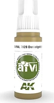 AK-Interactive 3rd Gen Acrylic Colors AFV Series RAL 7028 dunkelgelb (initial), 17ml
