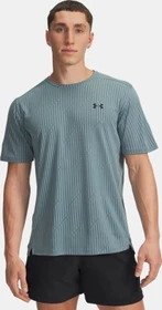 Under Armour Tech Vent Jacquard Funktionsshirt kurzarm jasper blue/black (Herren)