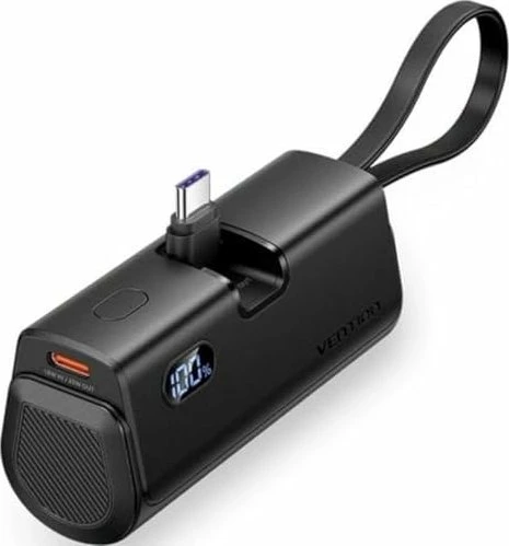 Vention Power Bank 4800mAh (USB-C Interface/Lightning Cable)