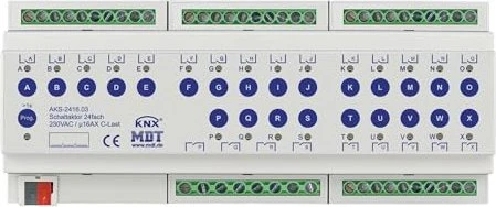 MDT Schaltaktor AKS 24-fach, 12TE REG, 16A
