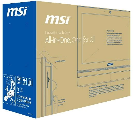 MSI Wind Top AP1622-WC8472G32XXSX, weiß, Celeron 847, 2GB RAM, 320GB HDD