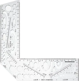 Rumold Techno-Perspektiv-Eck, Makrolon, transparent