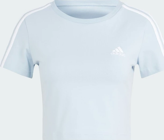 adidas Essentials 3-Streifen T-Shirt kurzarm wonder blue (Damen)