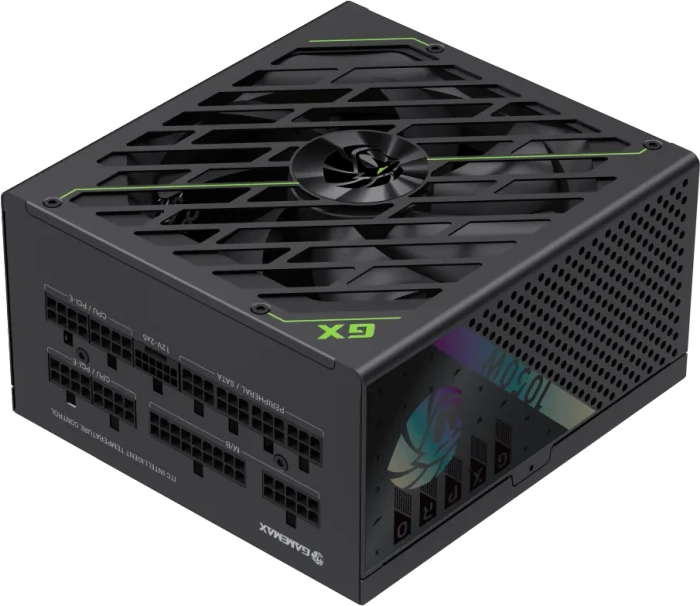 GameMax GX Pro Gold 1050G schwarz 1050W, ATX 3.1