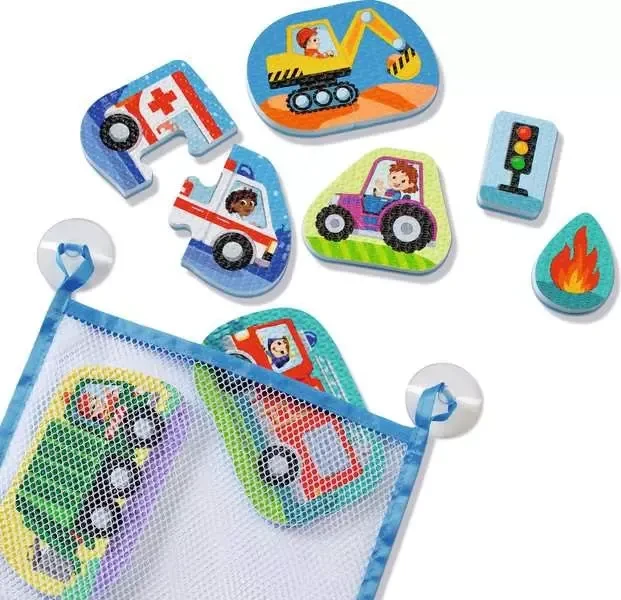 Ravensburger play+ Mein erstes Bade-Puzzle: Fahrzeuge