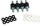 Alphacool Entkopplungsset für Eheim/Hydor, 2x AG, 4er-Pack (13505)