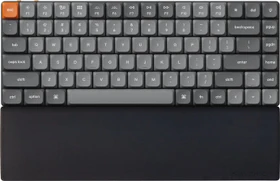Keychron PR56 Silicone Palm Rest für Keychron K3, K7, Handballenauflage (Tastatur), schwarz