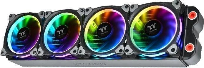 Thermaltake Riing Plus 12 LED RGB TT Premium Edition, LED-Steuerung, Lüftersteuerung, 120mm, 5er-Pack