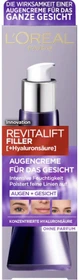 L'Oréal Revitalift Filler Hyaluronsäure Augen + Gesicht, 30ml