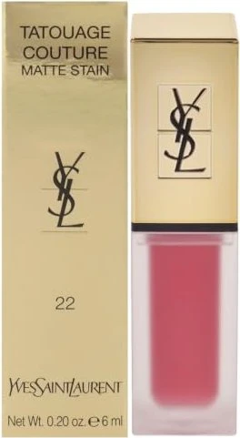 Yves Saint Laurent Tatouage Couture Lipgloss 22 Corail Anti Mainstream, 6ml