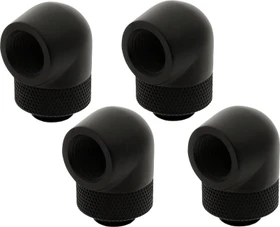XSPC 90°-Verbinder G1/4" V2, schwarz, 4er-Pack