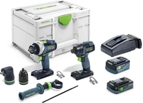 Festool Akku-Maschinenset inkl. Systainer + 2 Akkus 4.0/5.0Ah