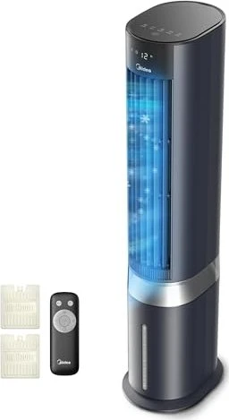 Midea Comfee MCF23XRB Turmventilator/Luftkühler schwarz